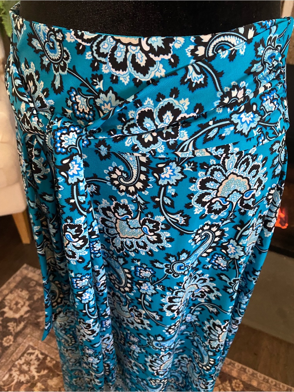 NY Collection maxi skirt- size Petite Medium. (PM) - Picture 2 of 10